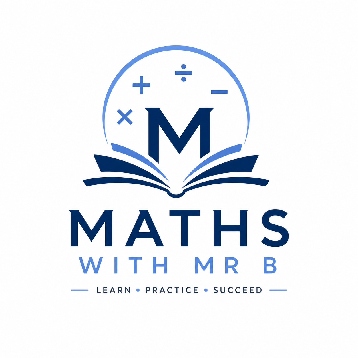 Maths with Mr B Logo